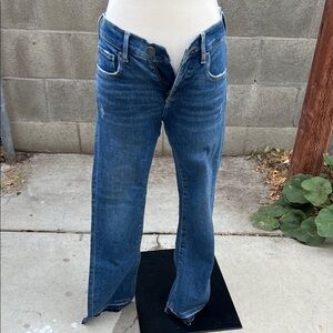 LOFT Dark Blue Straight Leg Jeans